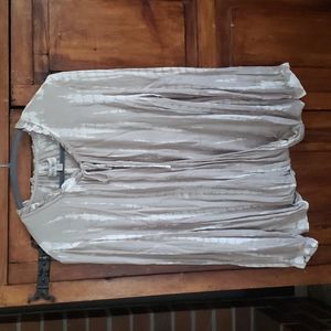Women's Knox Rose Taupe Tie Dye  top 100% Rayon